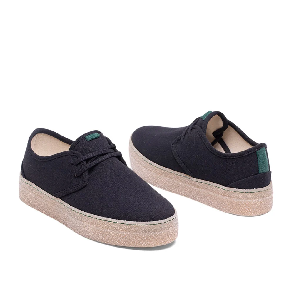 Vegan shoe black GOO009 - Image 2