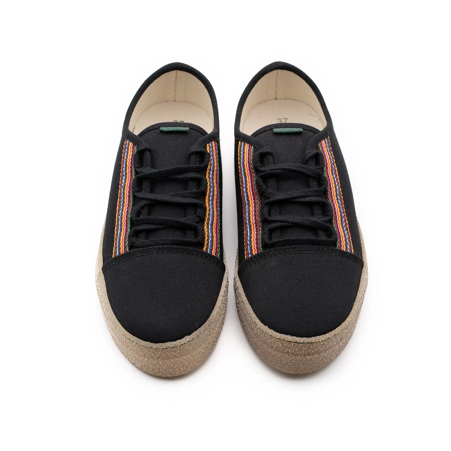 Vegan shoe black shanti CAR002 - Image 3
