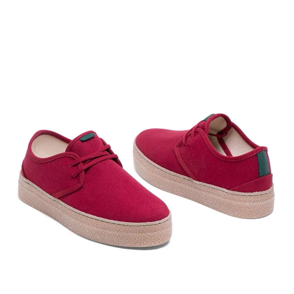 Vegan shoe bordeaux GOO012 - Image 2
