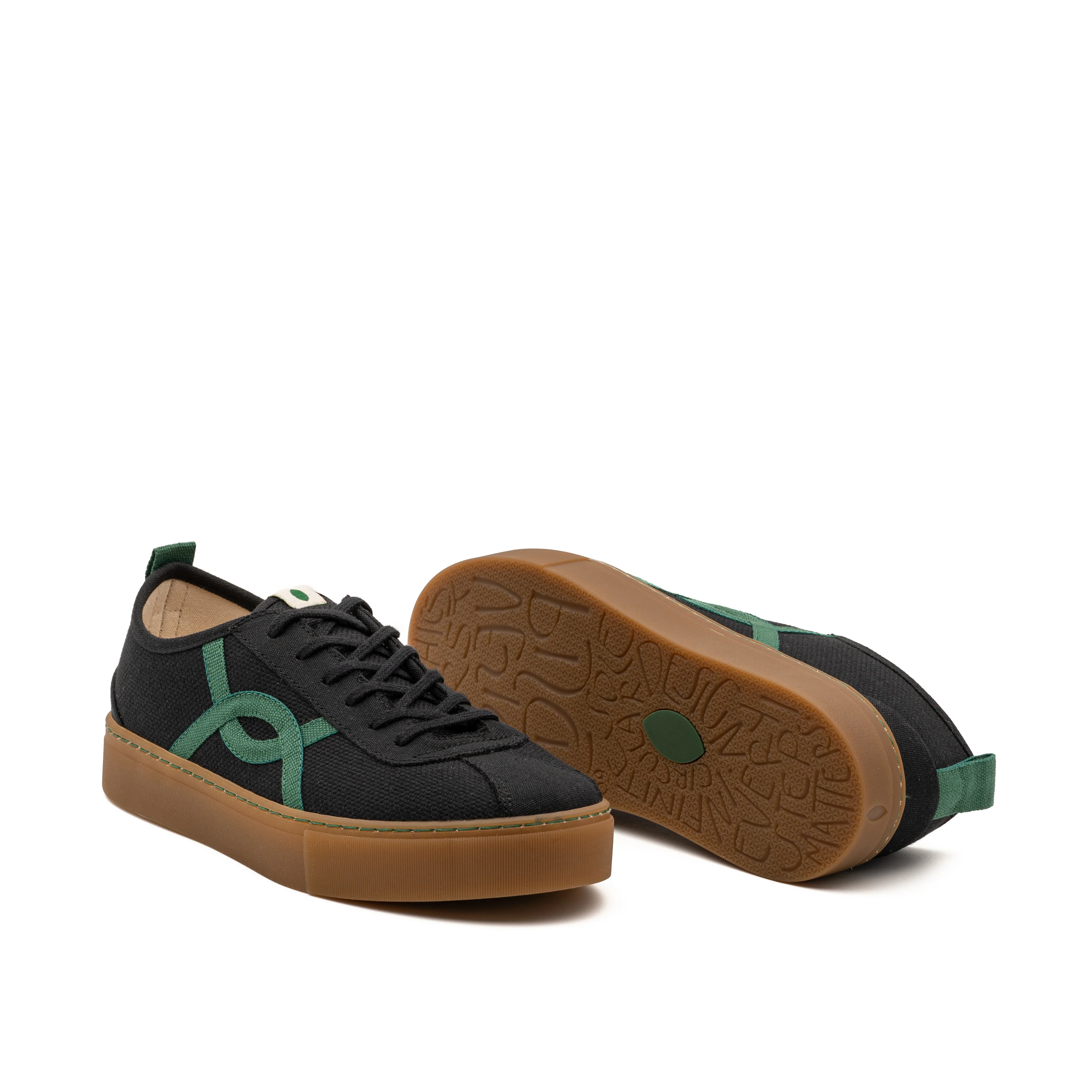 Vegan sneaker black KAF001 - Image 2