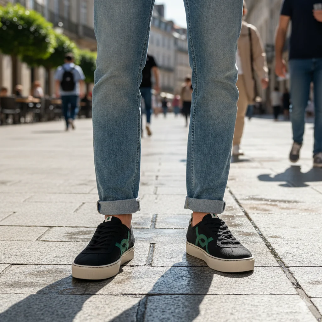 Vegan sneaker black KAF003 - Image 2