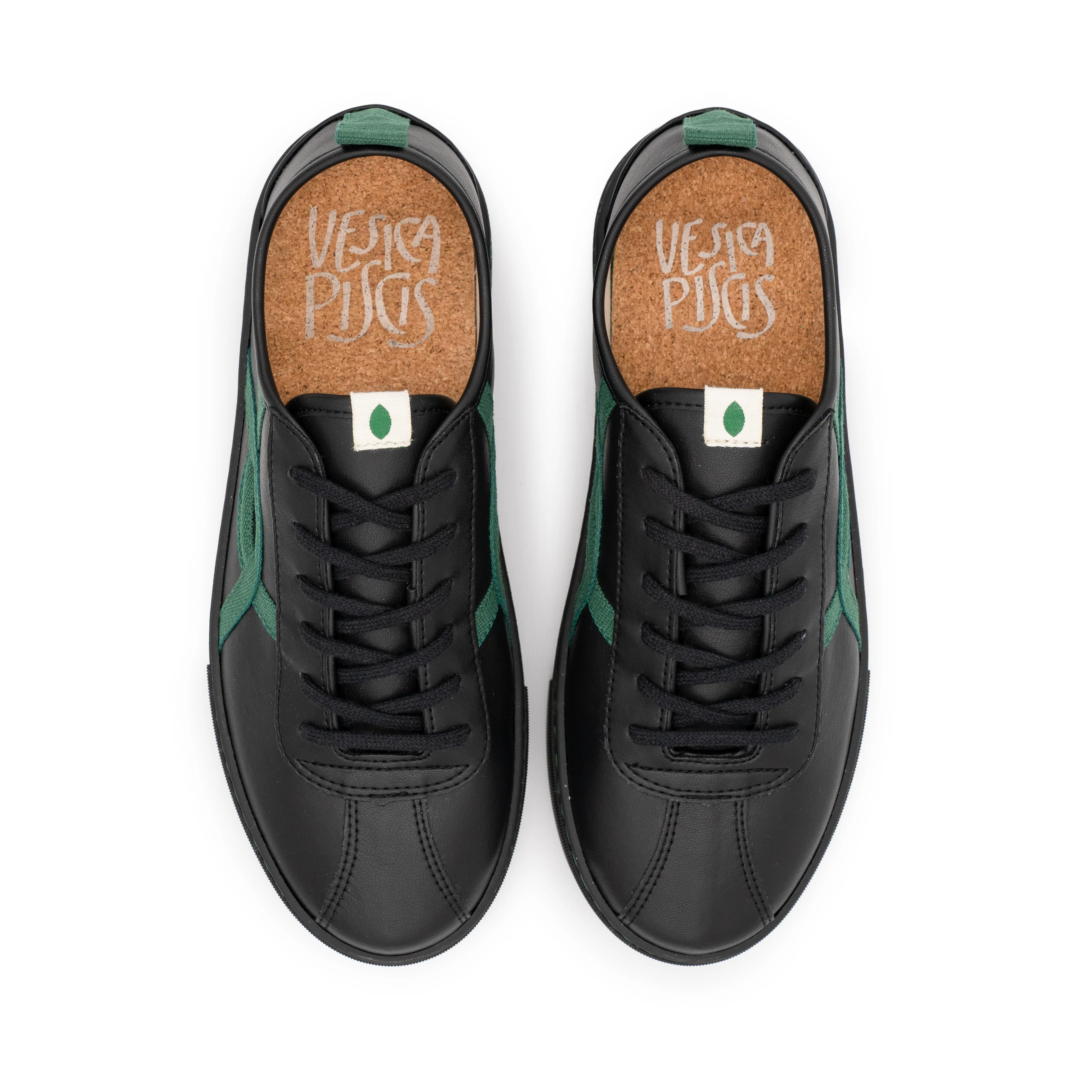 Vegan sneaker Bio-veg black KAF010 - Image 3
