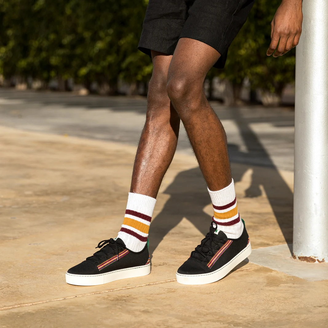 Vegan sneaker black shanti CUV019 - Image 2