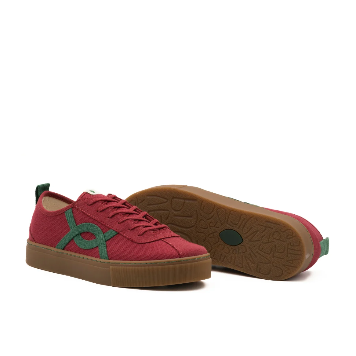 Vegan sneaker bourdeaux KAF013 - Image 3