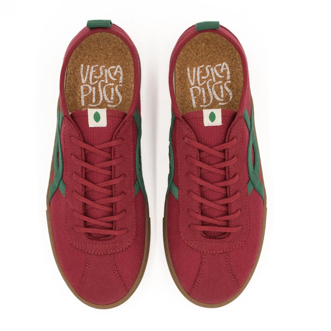 Vegan sneaker bourdeaux KAF013 - Image 4