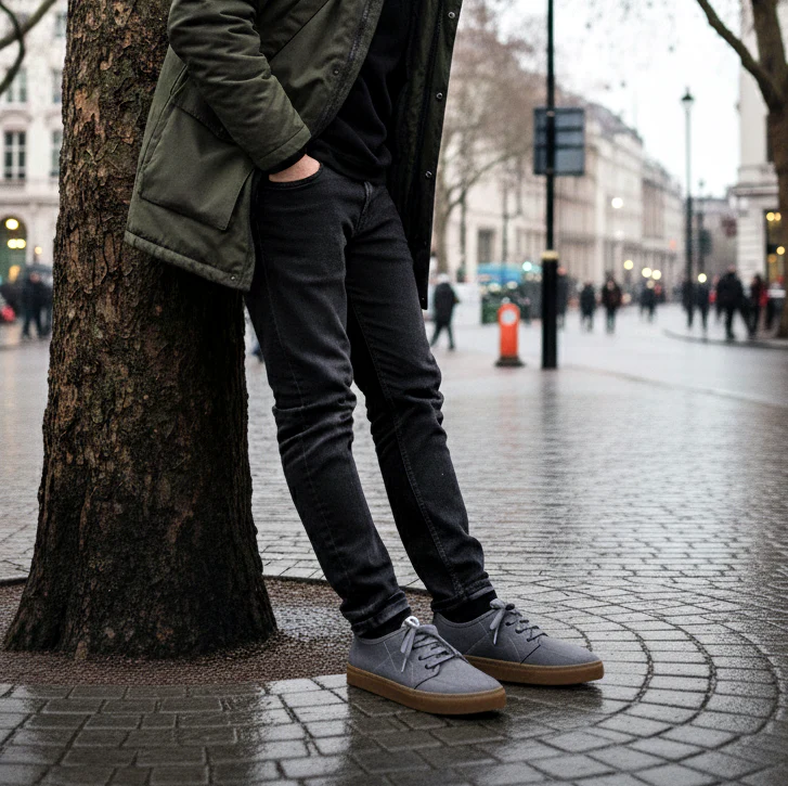 Vegan sneaker grey TAG027 - Image 2