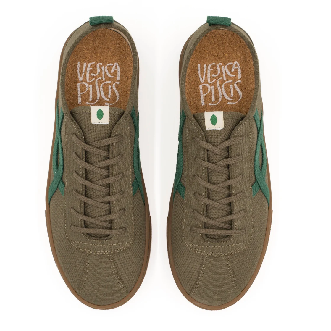Vegan sneaker kaki KAF015 - Image 3