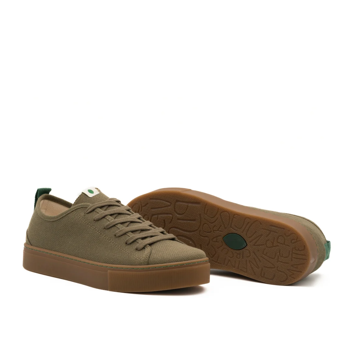 Vegan sneaker kaki NIK016 - Image 3