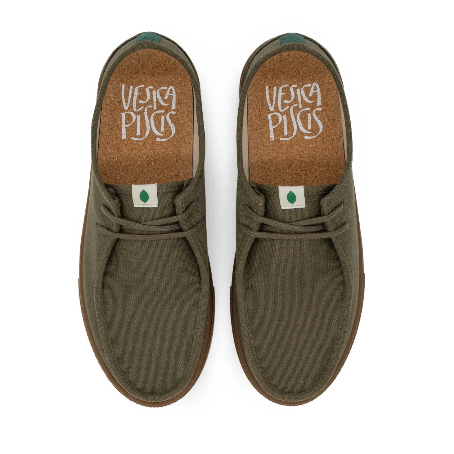 Vegan sneaker khaki SEN005 - Image 3