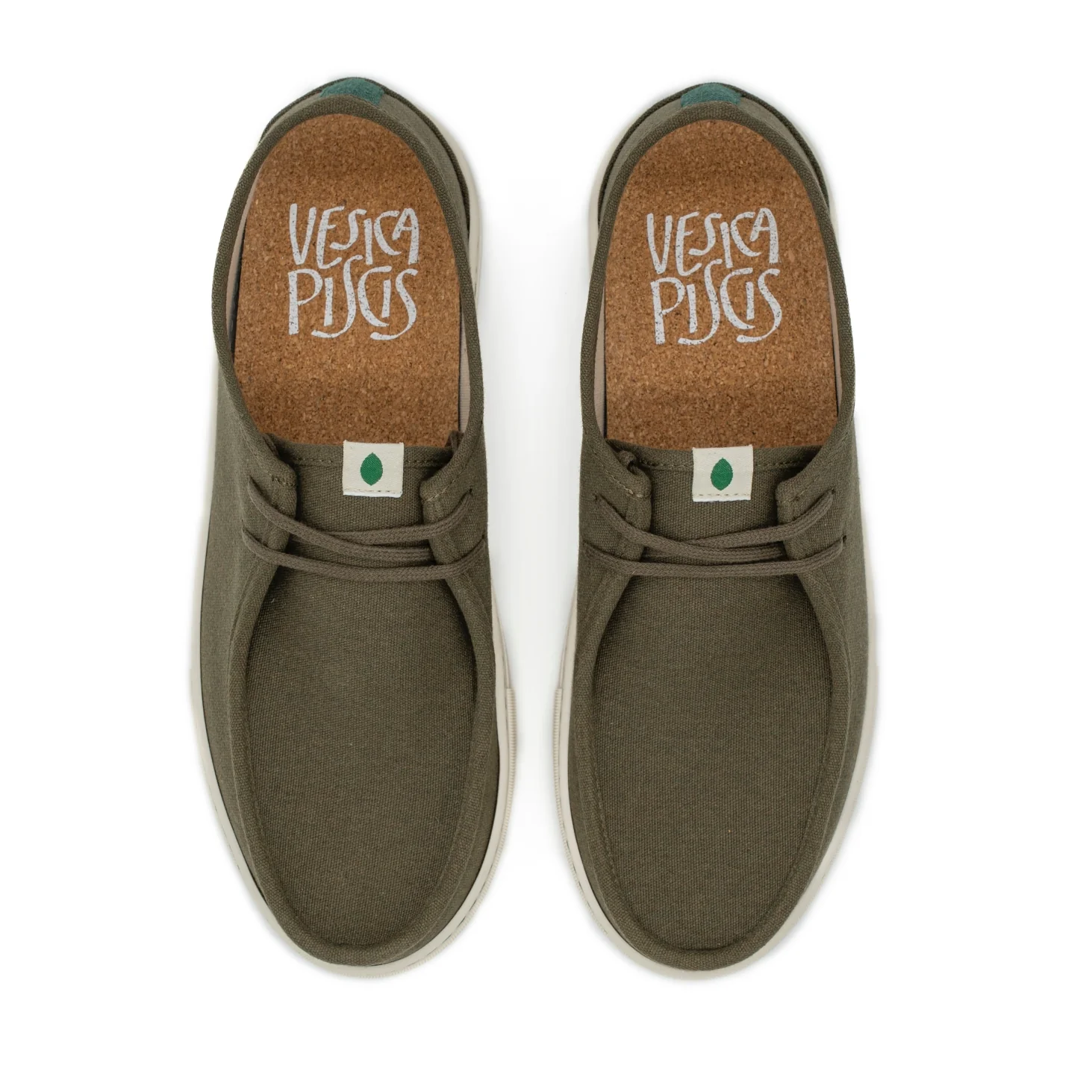 Vegan sneaker khaki SEN006 - Image 3