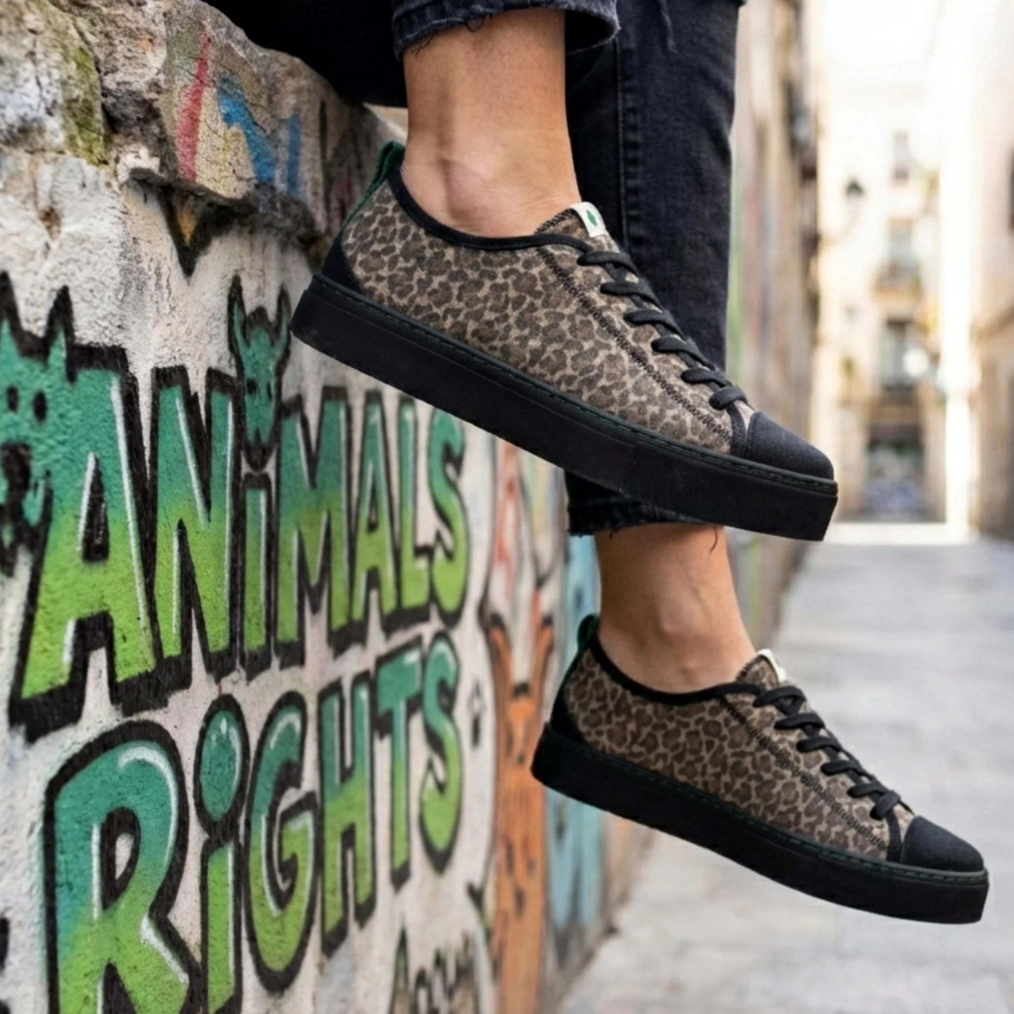 Vegan sneaker leopard MOB010 - Image 2
