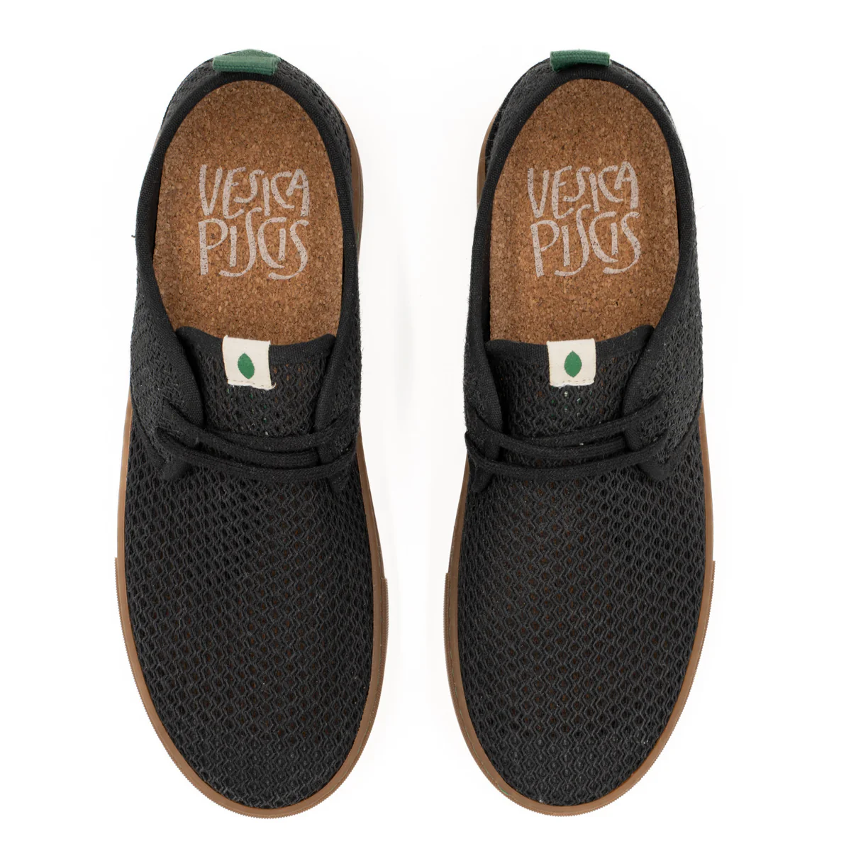 Vegan sneaker mesh black SID046 - Image 3