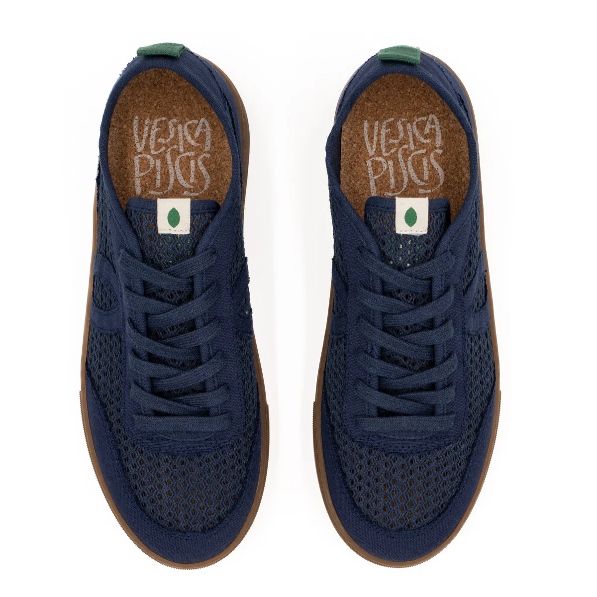 Vegan sneaker mesh marine BRI003 - Image 3