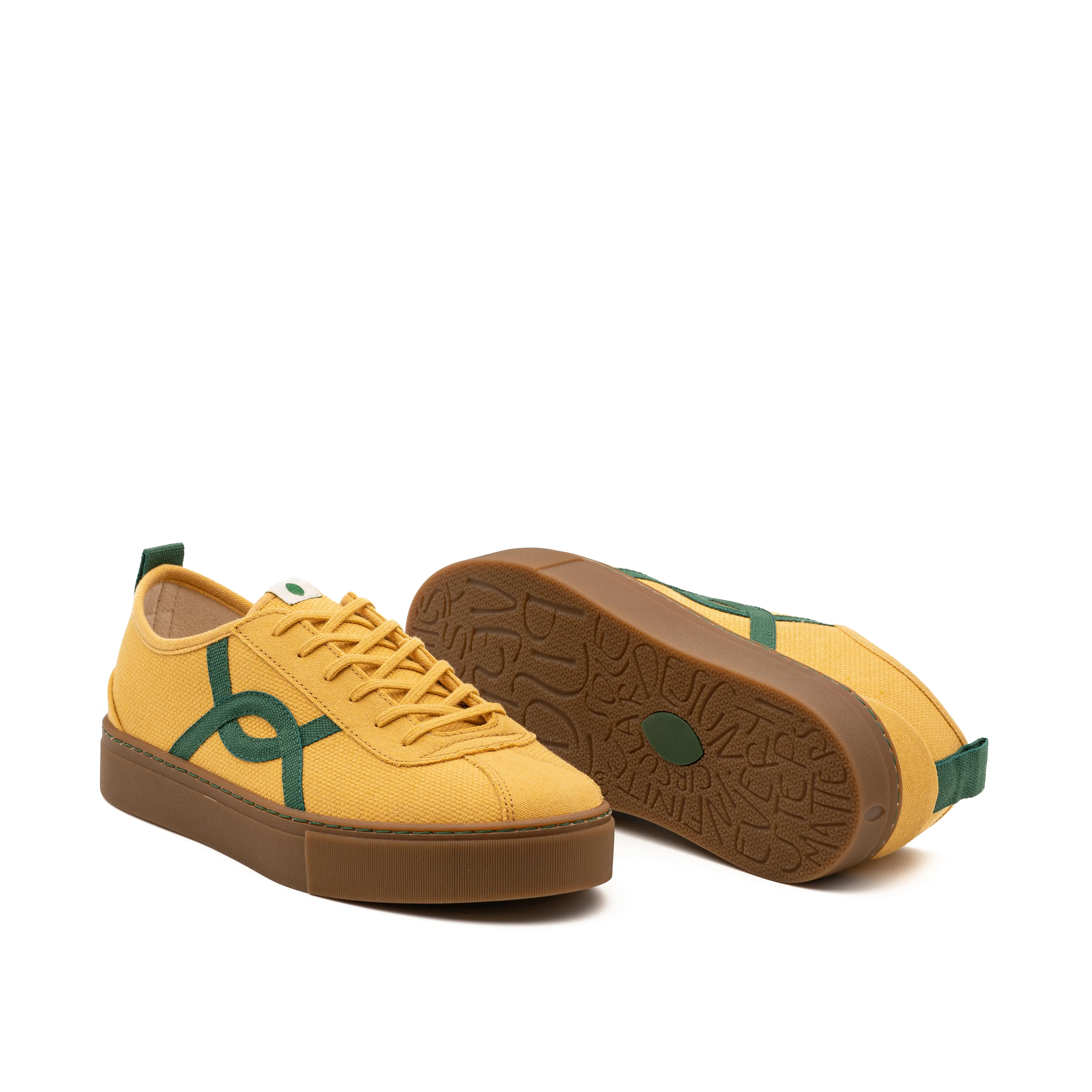 Vegan sneaker mustard KAF004 - Image 3