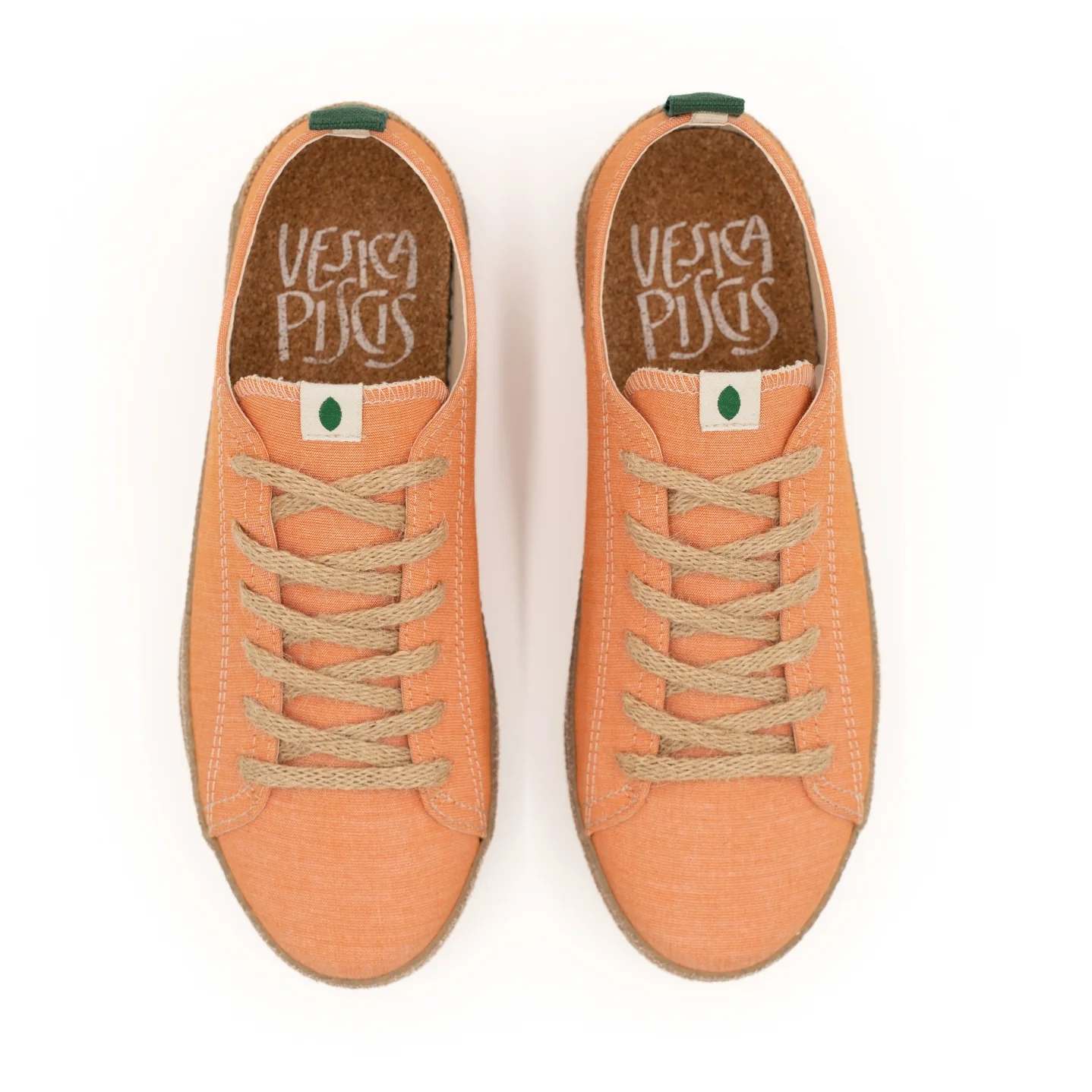 Vegan sneaker Orange INE005 - Image 3