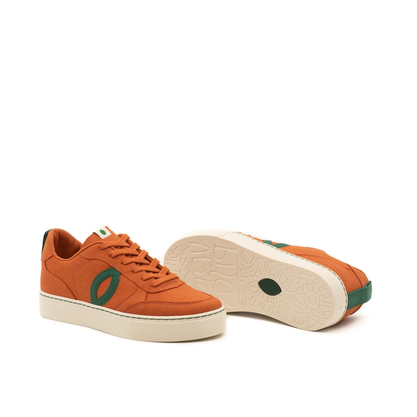 Vegan sneaker Orange SON007 - Image 2