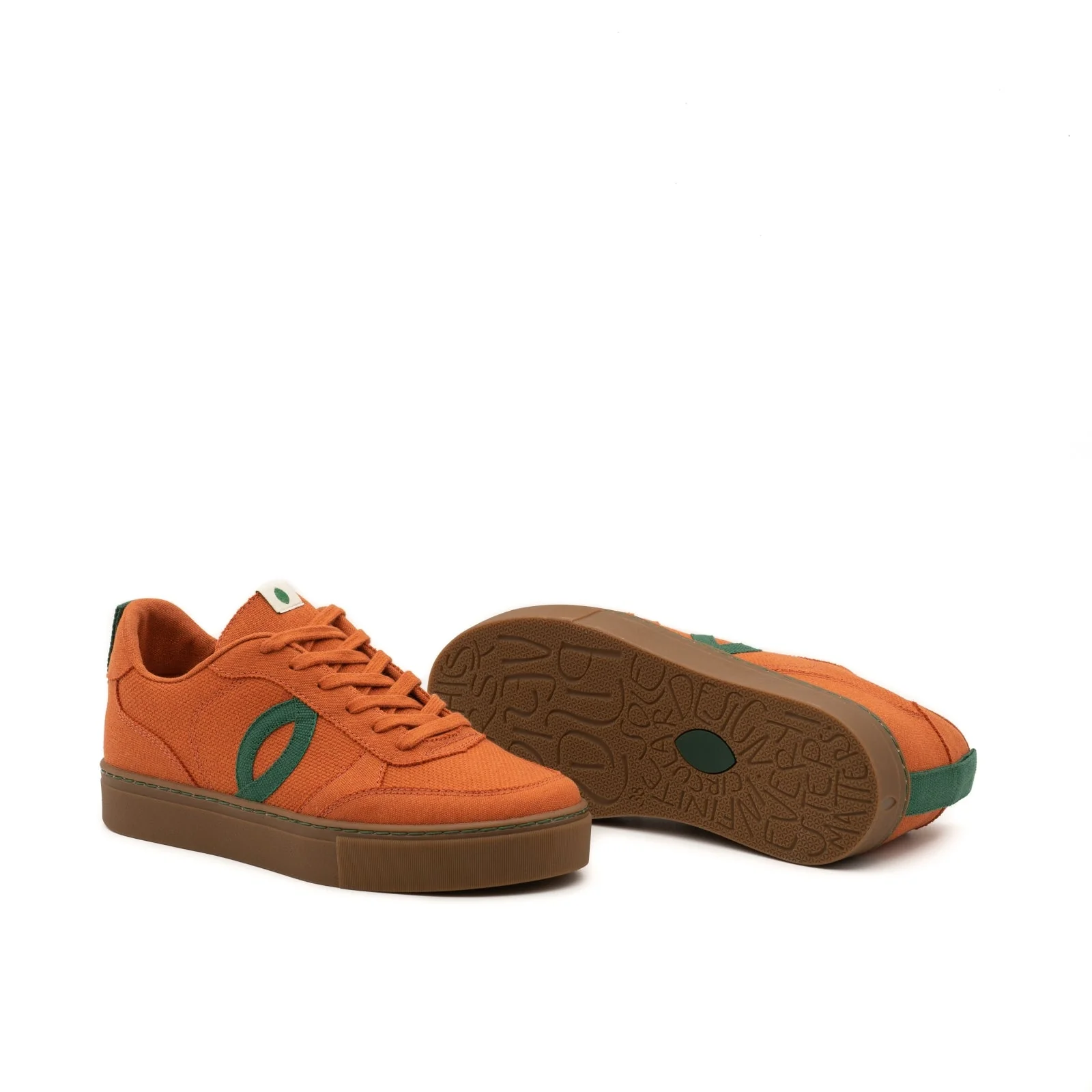 Vegan sneaker Orange SON006 - Image 2