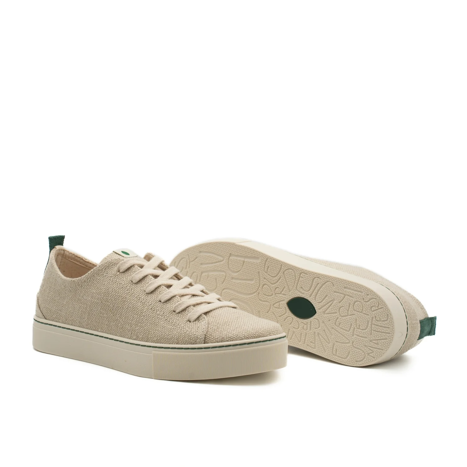vegan sneaker raw organic hemp (natural) COR035 - Image 3