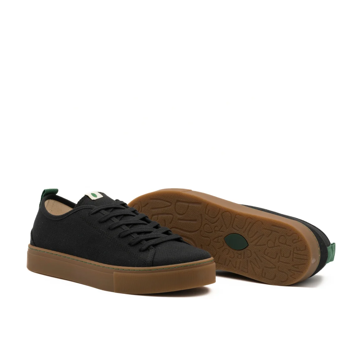 Vegan sneaker black NIK012 - Image 2