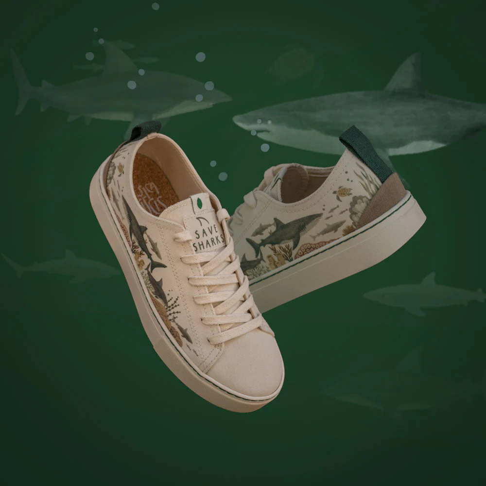 Vegan sneaker Save Sharks COR008 - Image 4