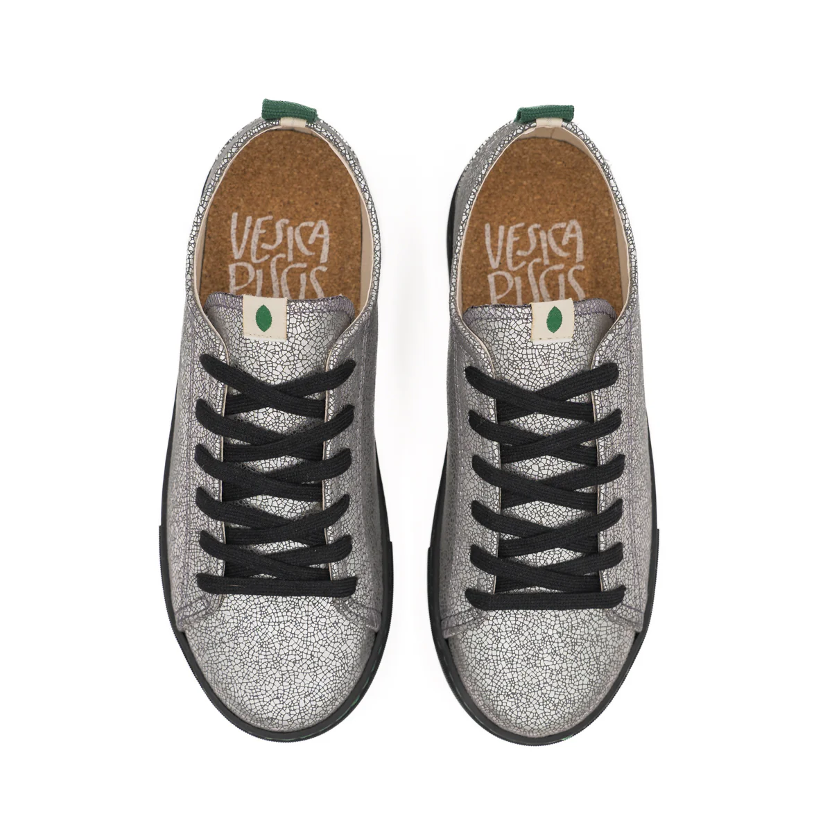 Vegan sneaker silver-n COR025 - Image 3