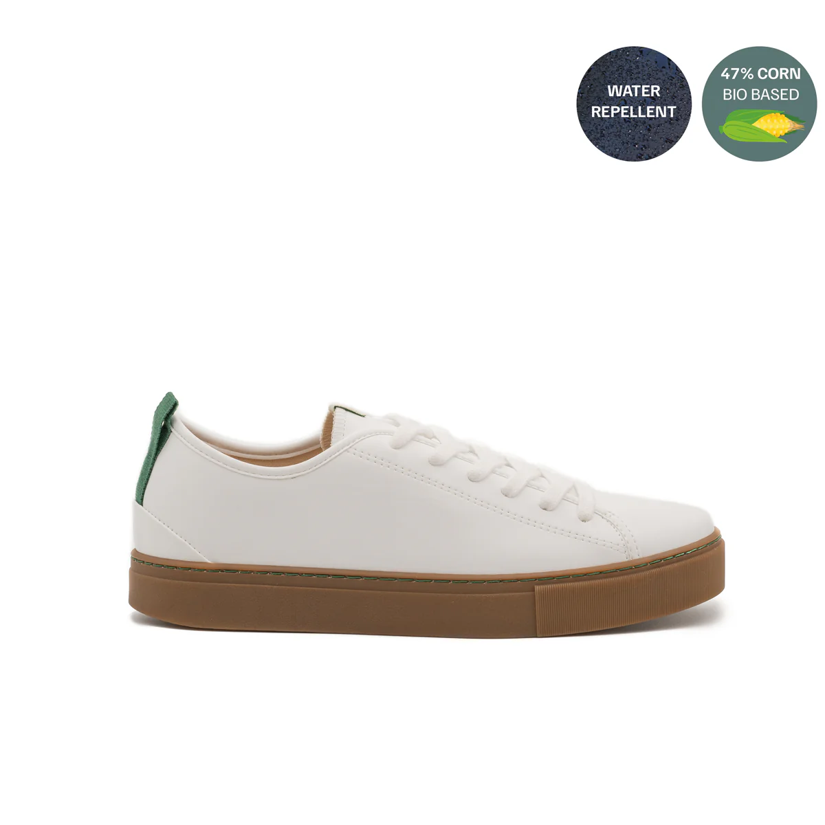 Vegan sneaker bio-veg white NIK010