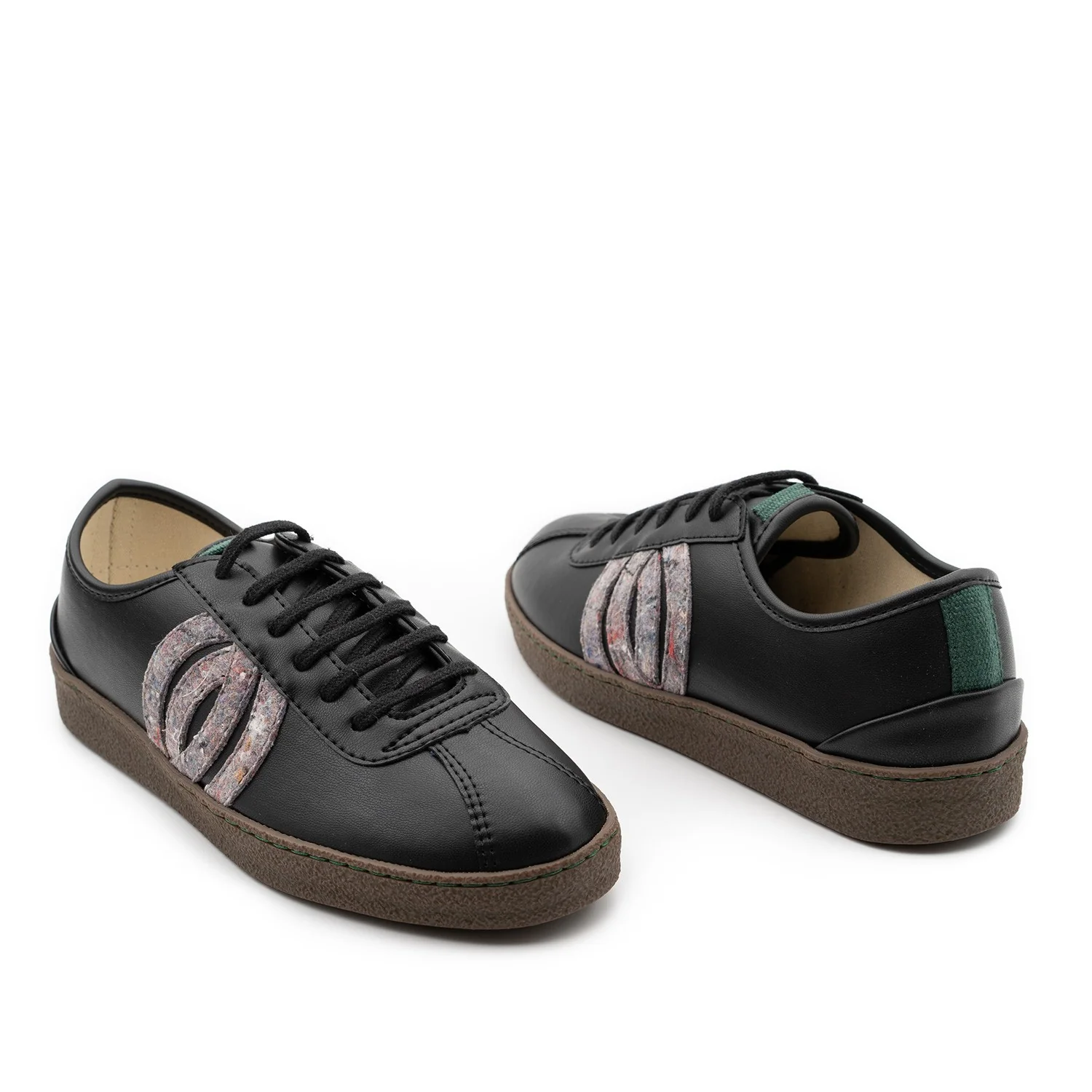 Vegan sneaker Bio-Veg black DIO021 - Image 2