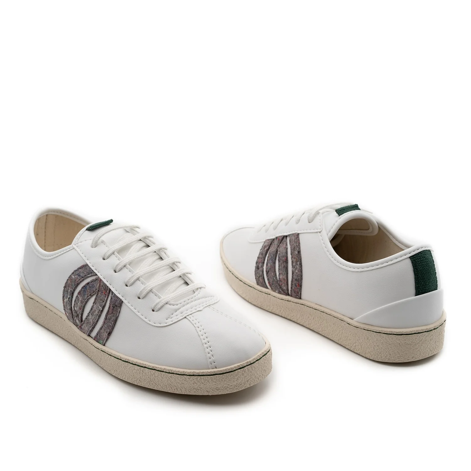 Vegan sneakers Bio-Veg white DIO018 - Image 2