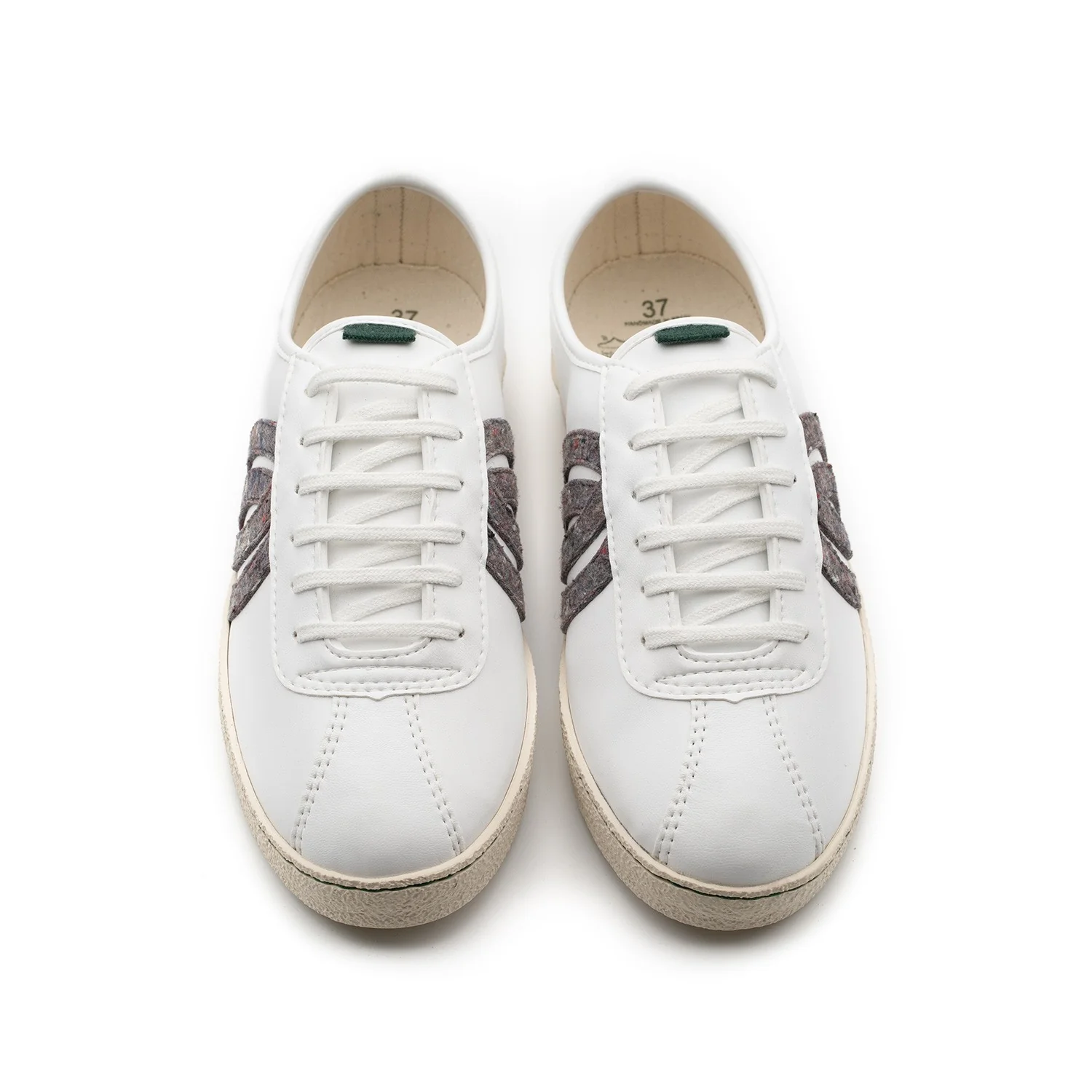 Vegan sneakers Bio-Veg white DIO018 - Image 3