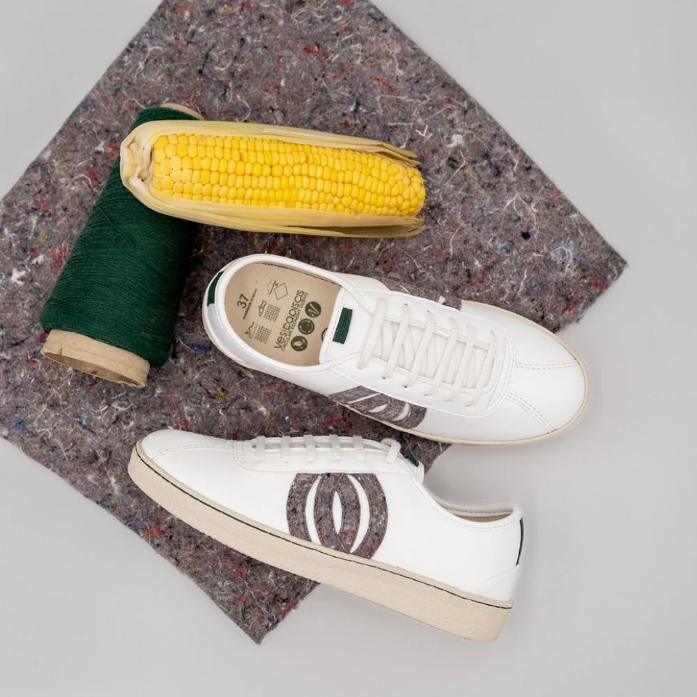Vegan sneakers Bio-Veg white DIO018 - Image 4