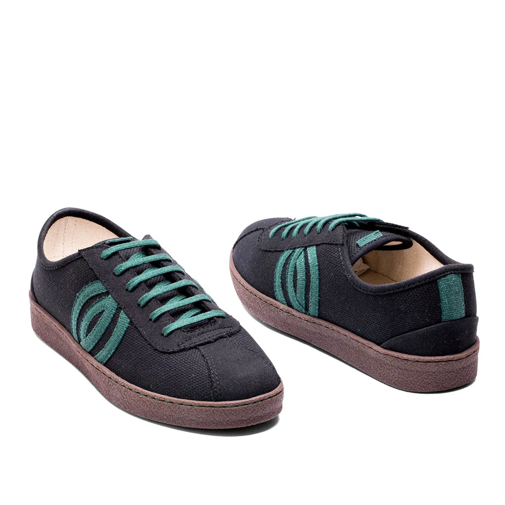 Vegan sneaker black DIO009 - Image 2