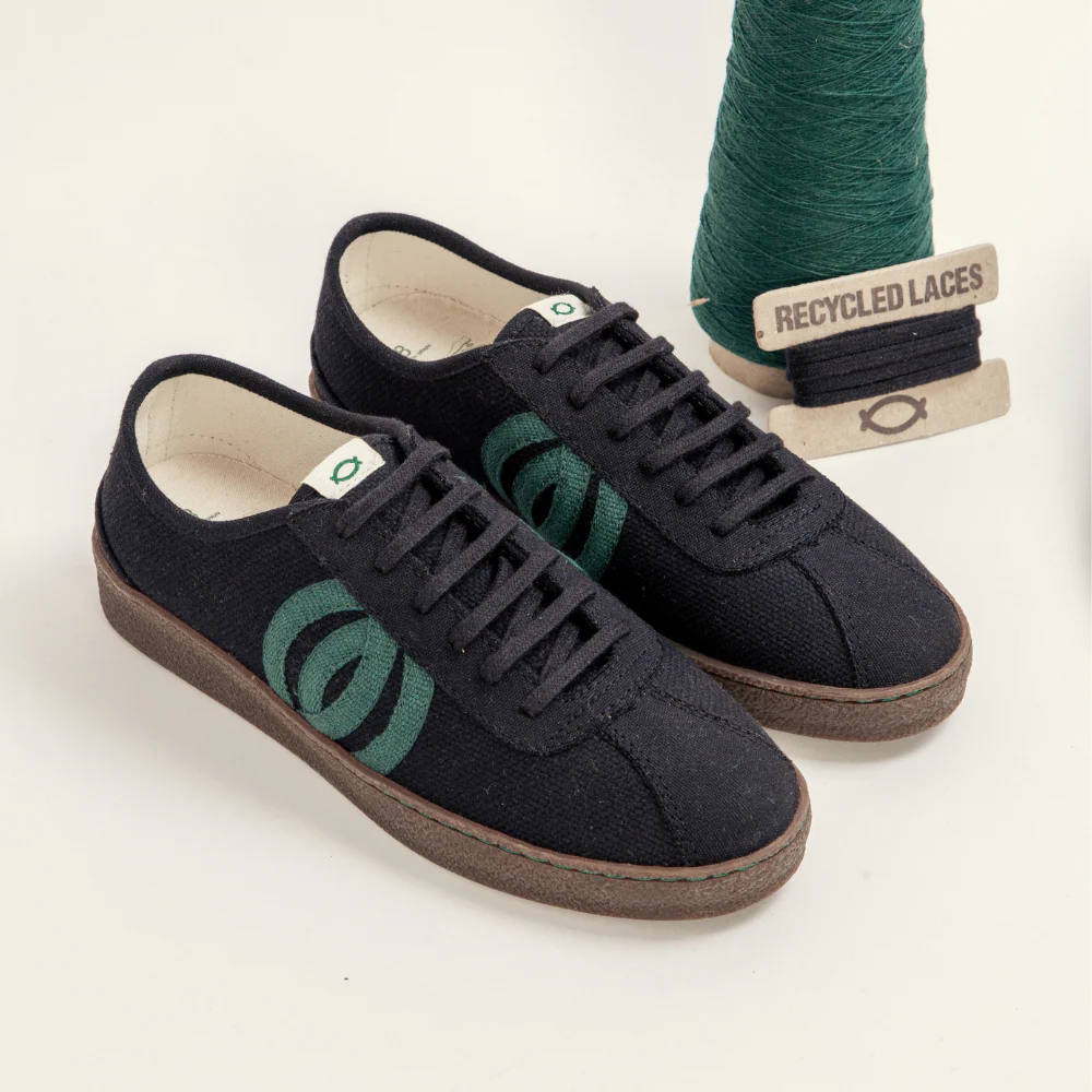 Vegan sneaker black DIO001 - Image 3