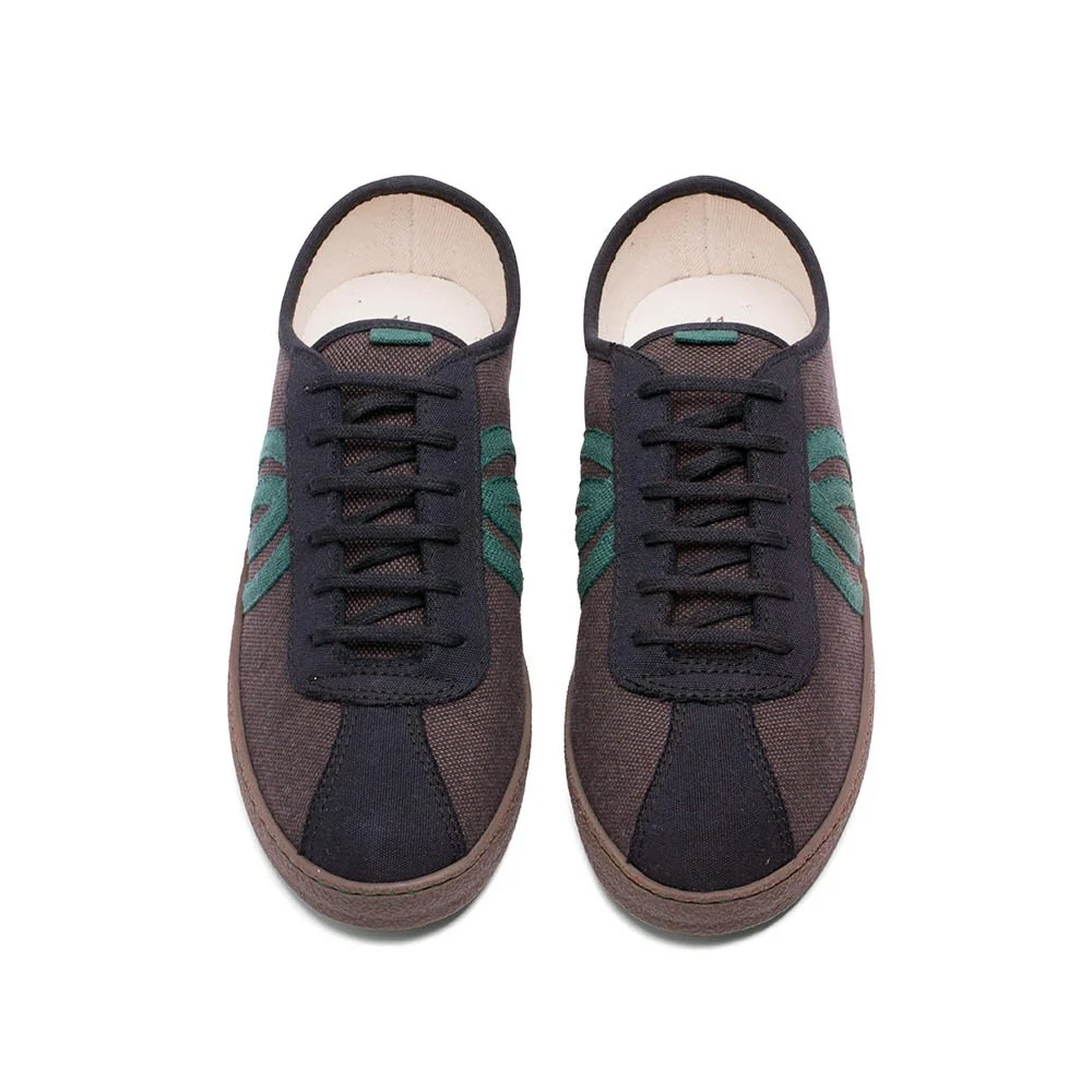 Vegan sneaker black brown DIO002 - Image 3