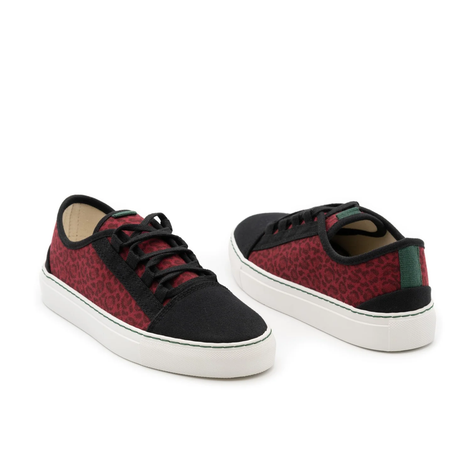 Vegan sneaker red leopard CUV013 - Image 2