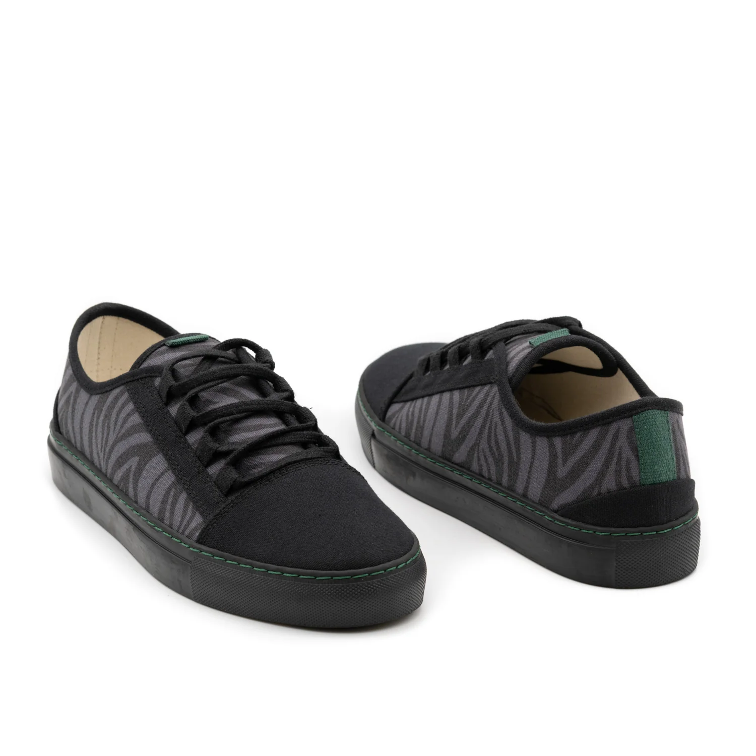 Vegan sneaker gray zebra CUV014 - Image 3
