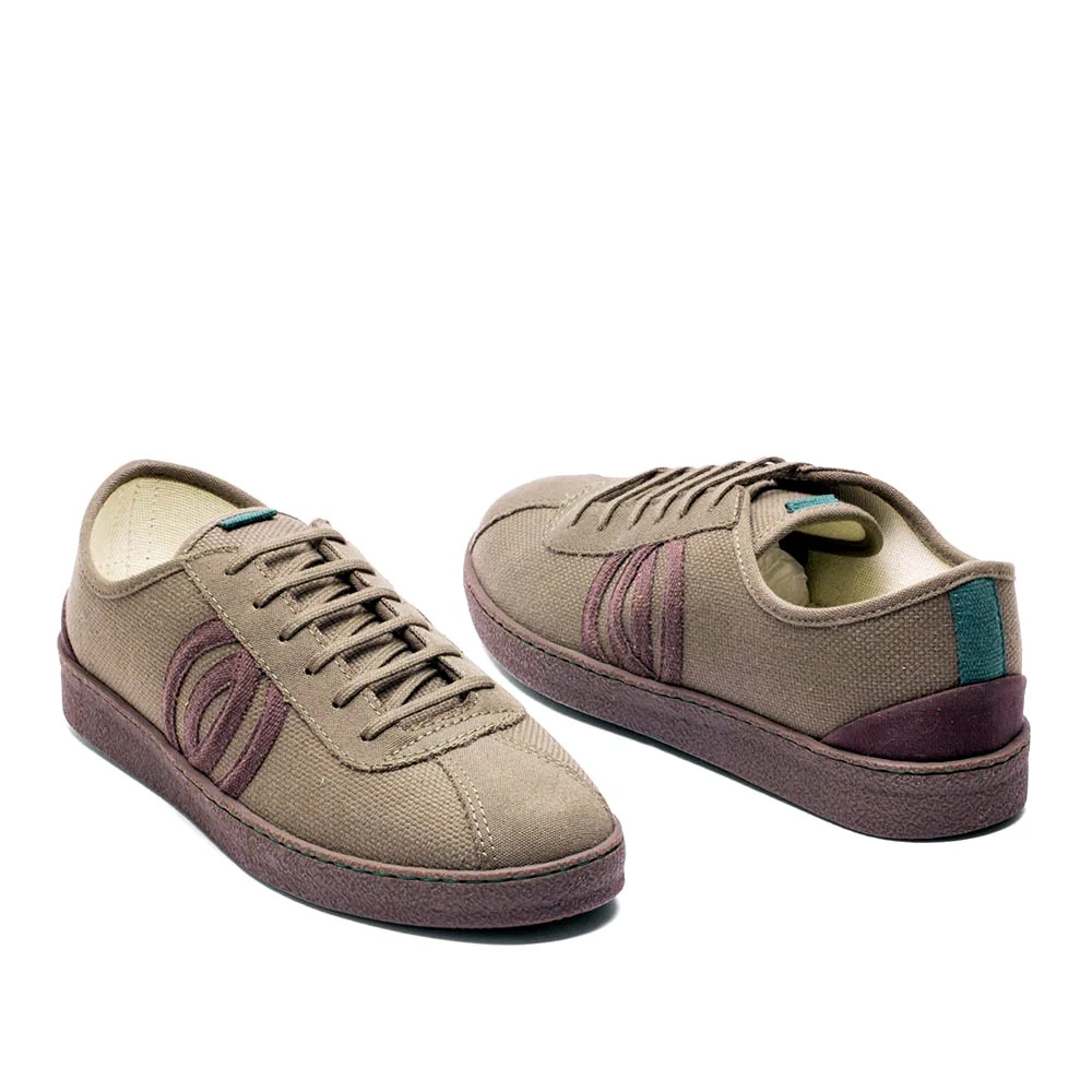 Vegan sneaker khaki DIO011 - Image 2