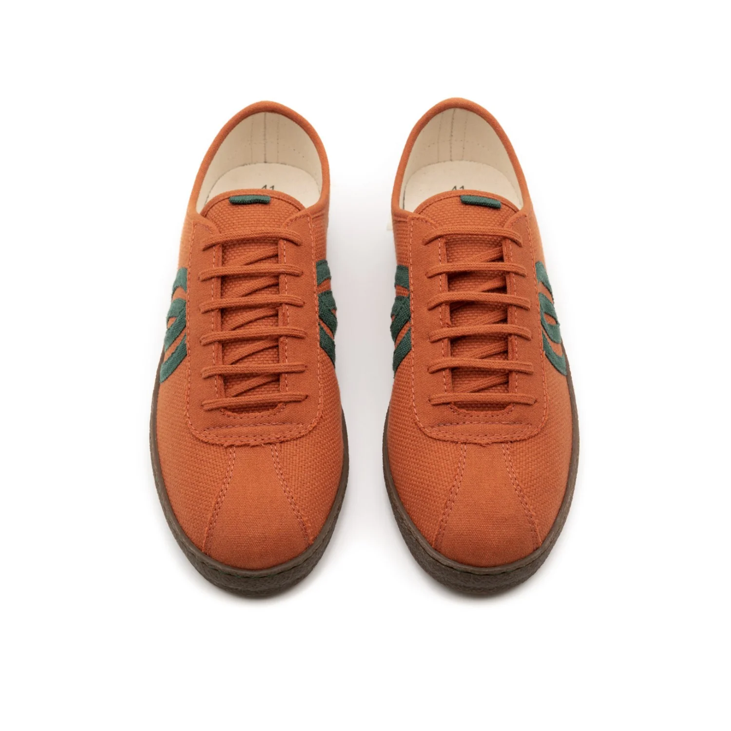 Vegan sneaker orange DIO023 - Image 3