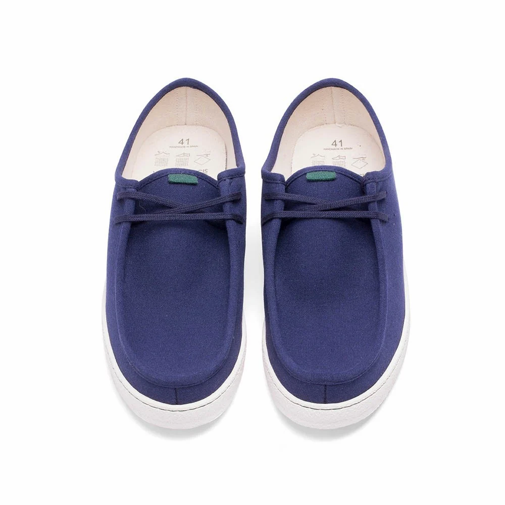 Vegan wallabee marine SOC009 - Image 3