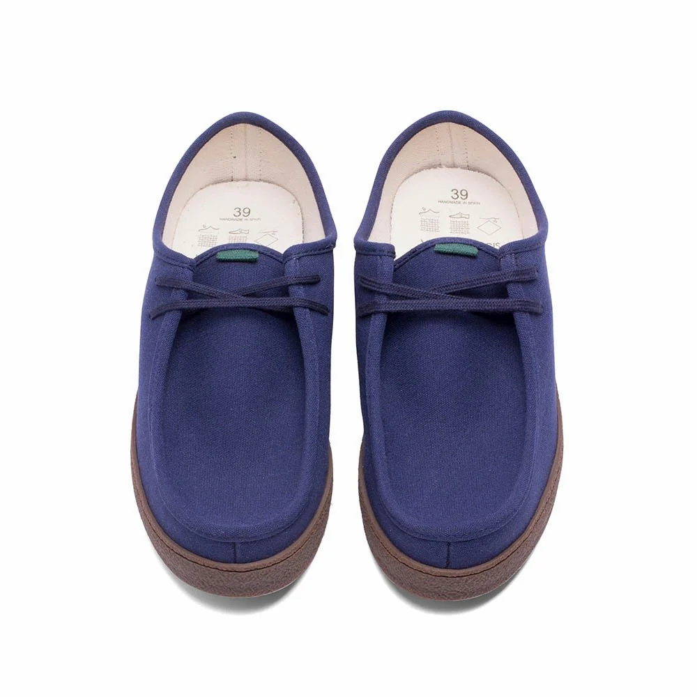 Vegan wallabee marine SOC004 - Image 3