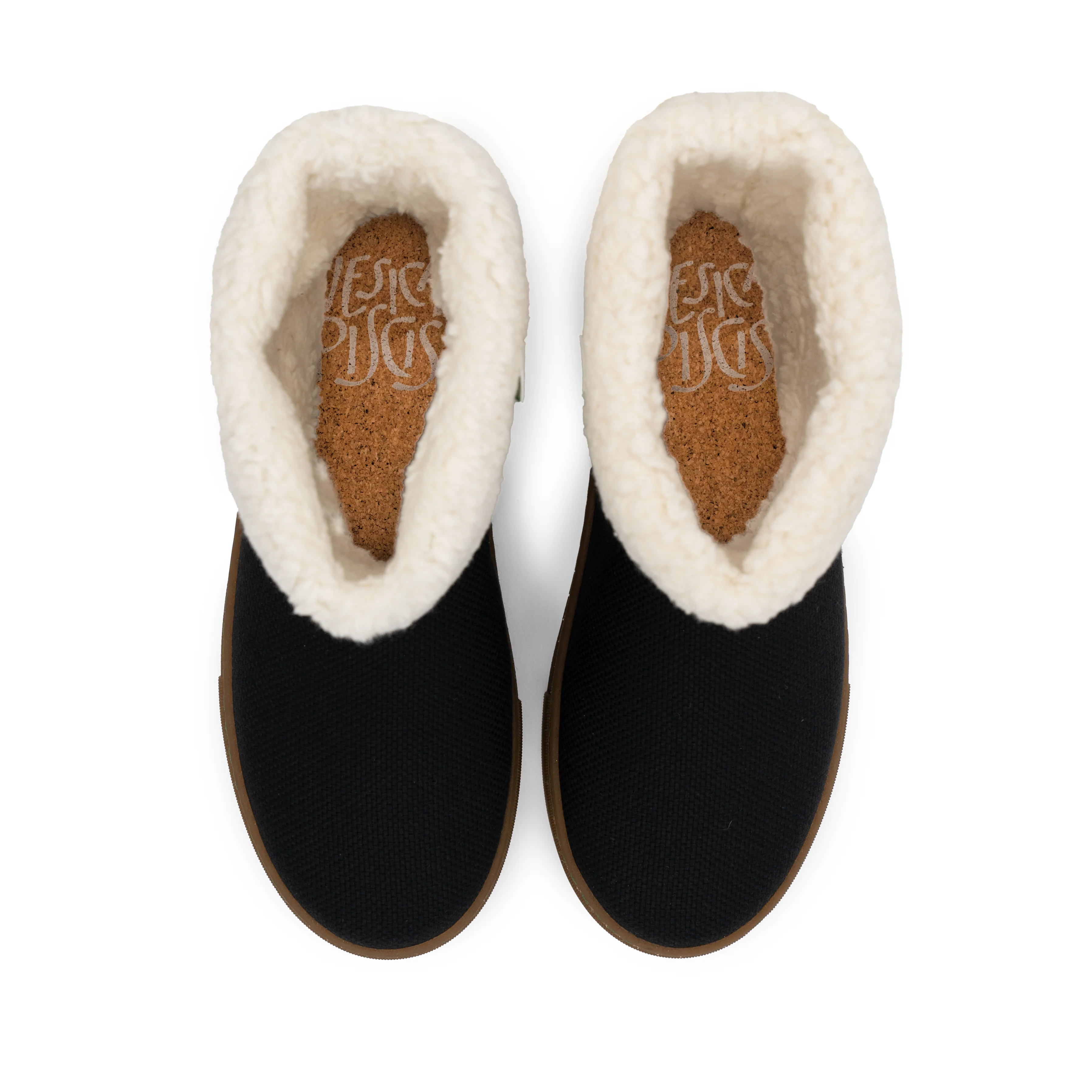 Vegan winter bootie black JID001 - Image 4