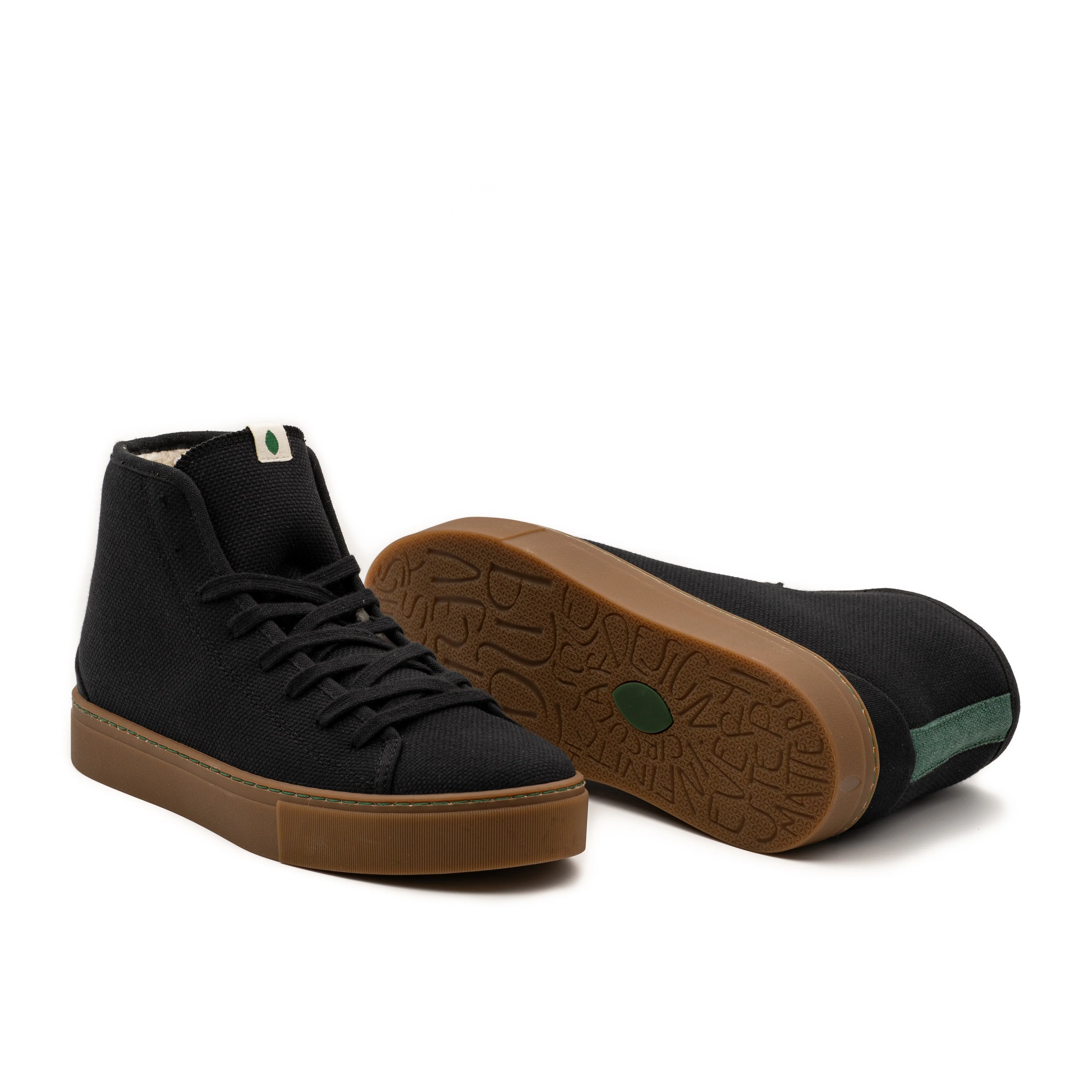 Vegan winter bootie black PLA001 - Image 3