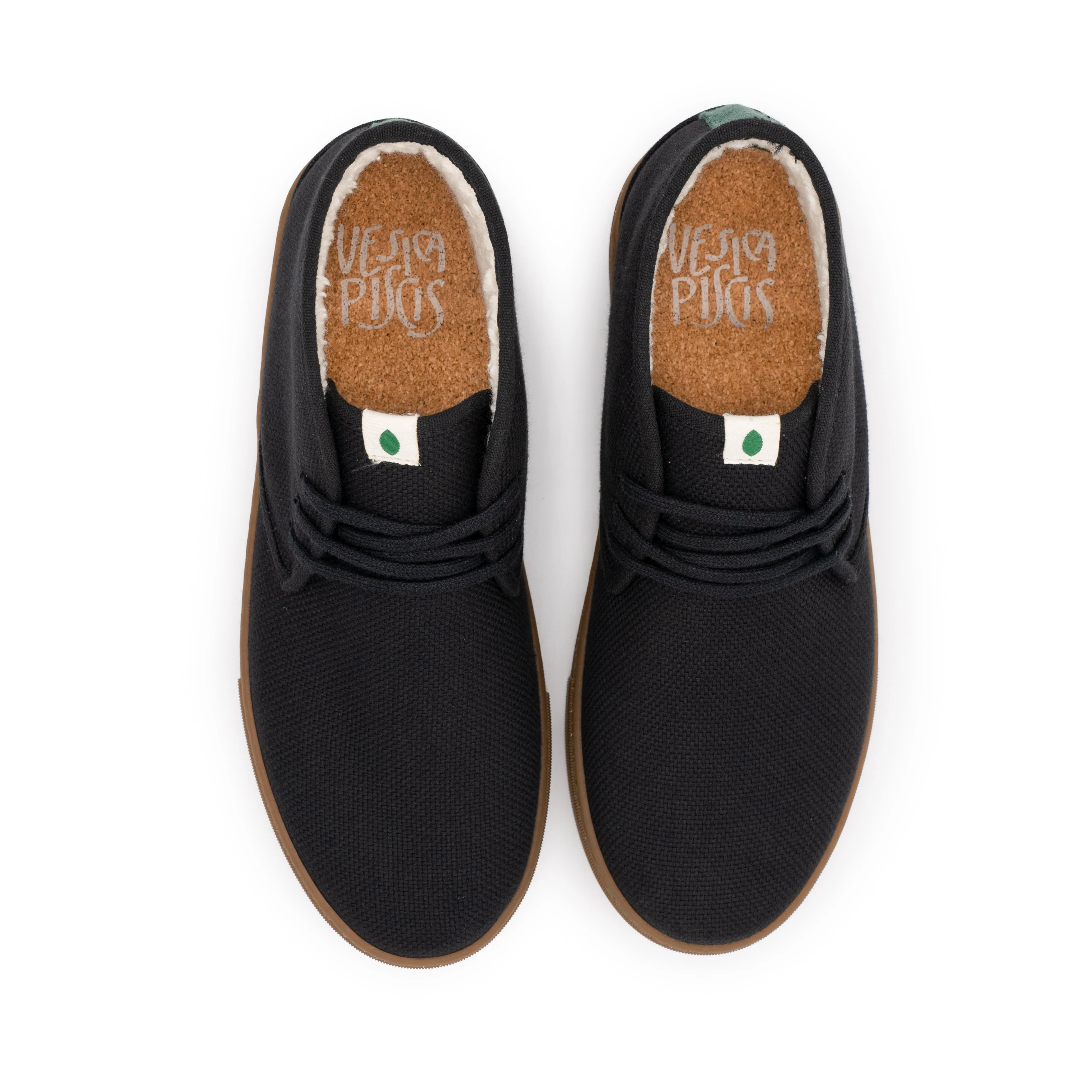 Vegan winter bootie black PYT007 - Image 3