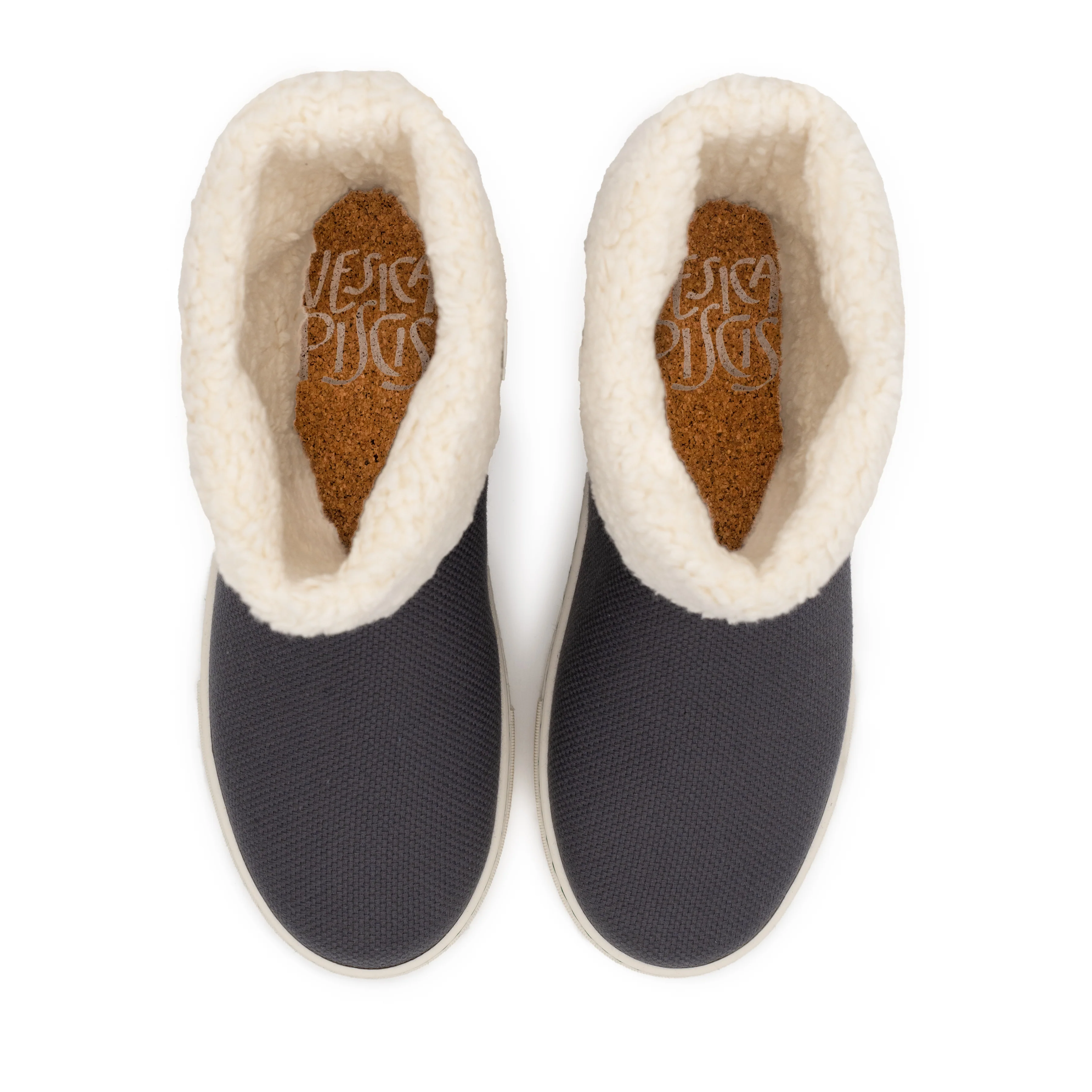 Vegan winter bootie gray JID006 - Image 3