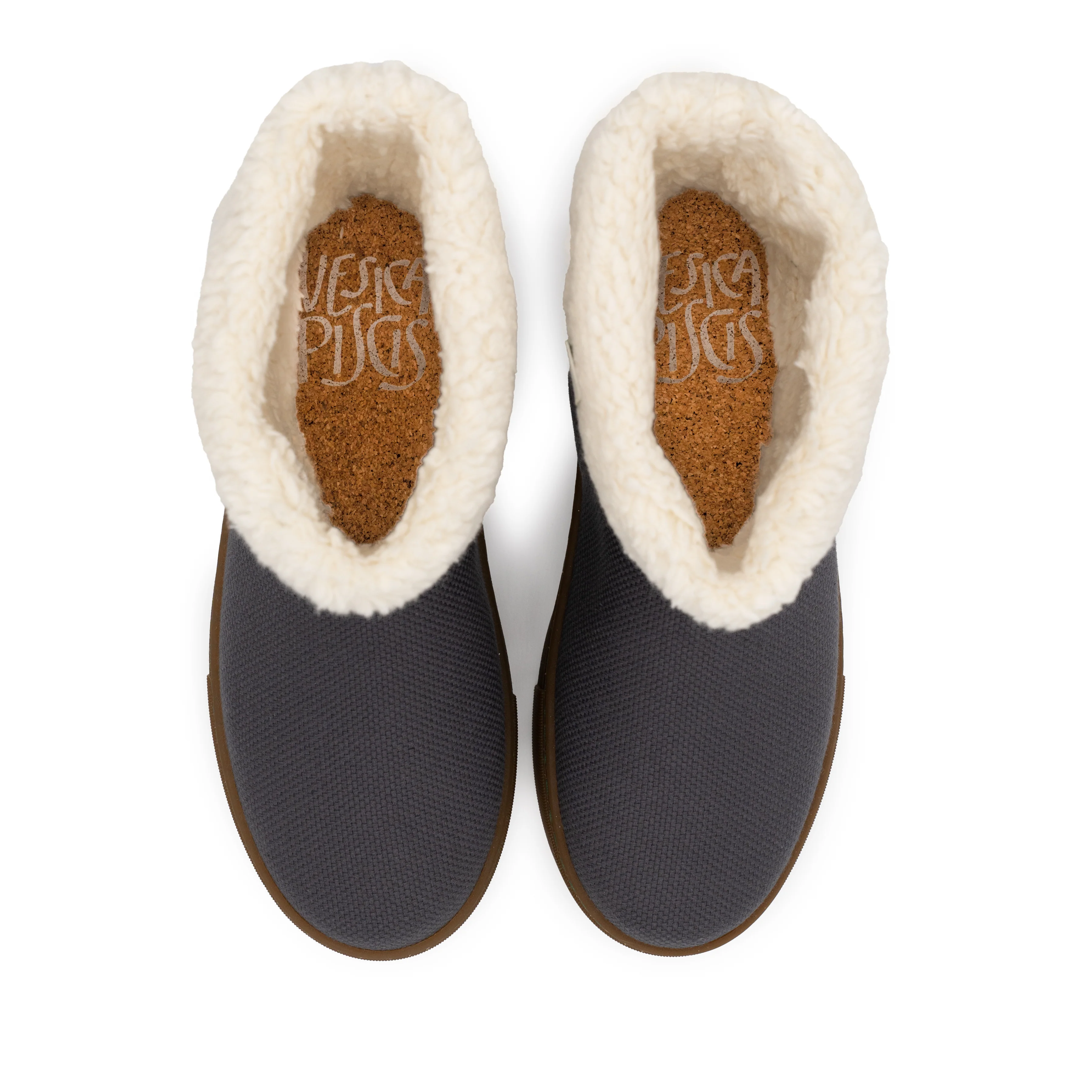 Vegan winter bootie gray JID005 - Image 3