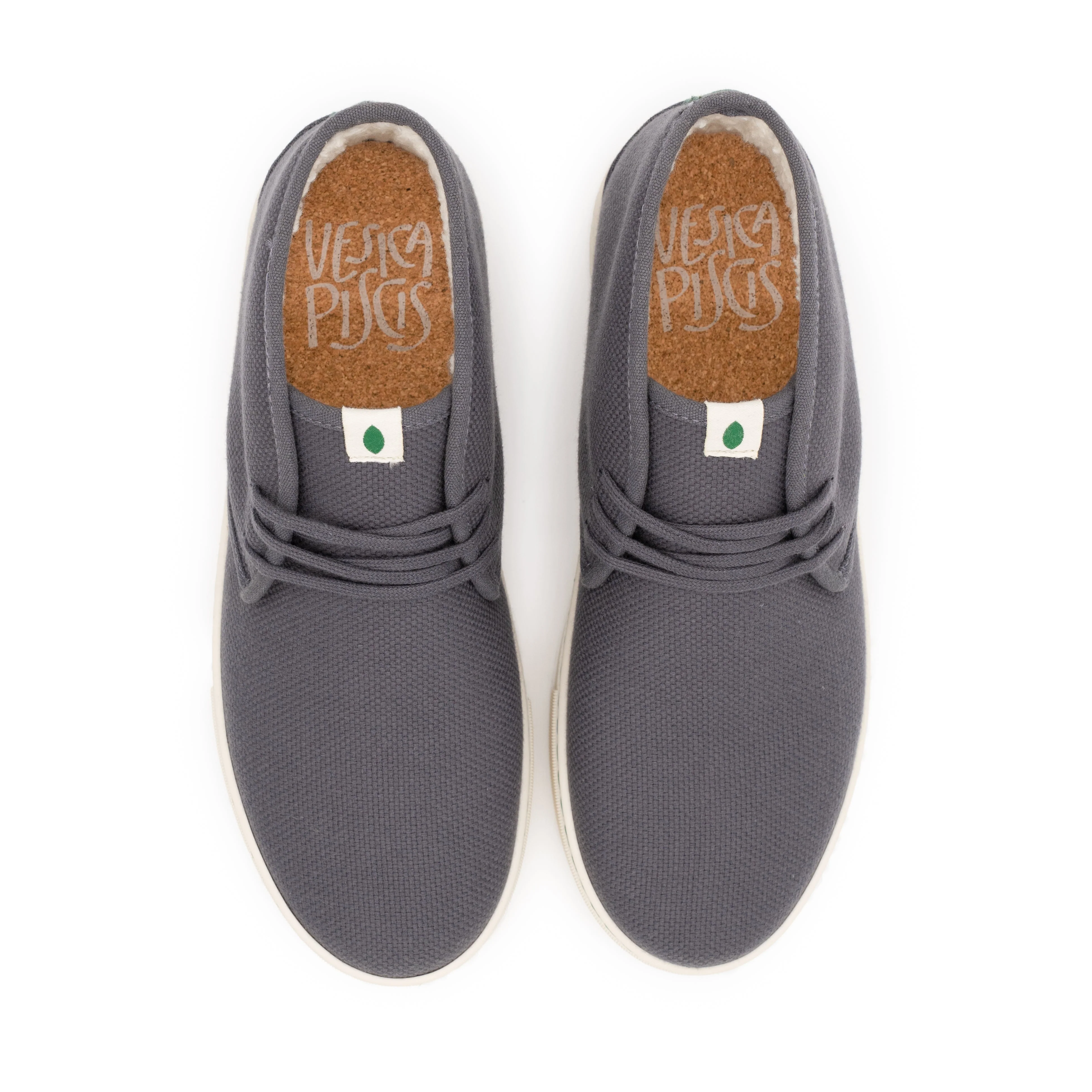 Vegan winter bootie gray PYT014 - Image 3