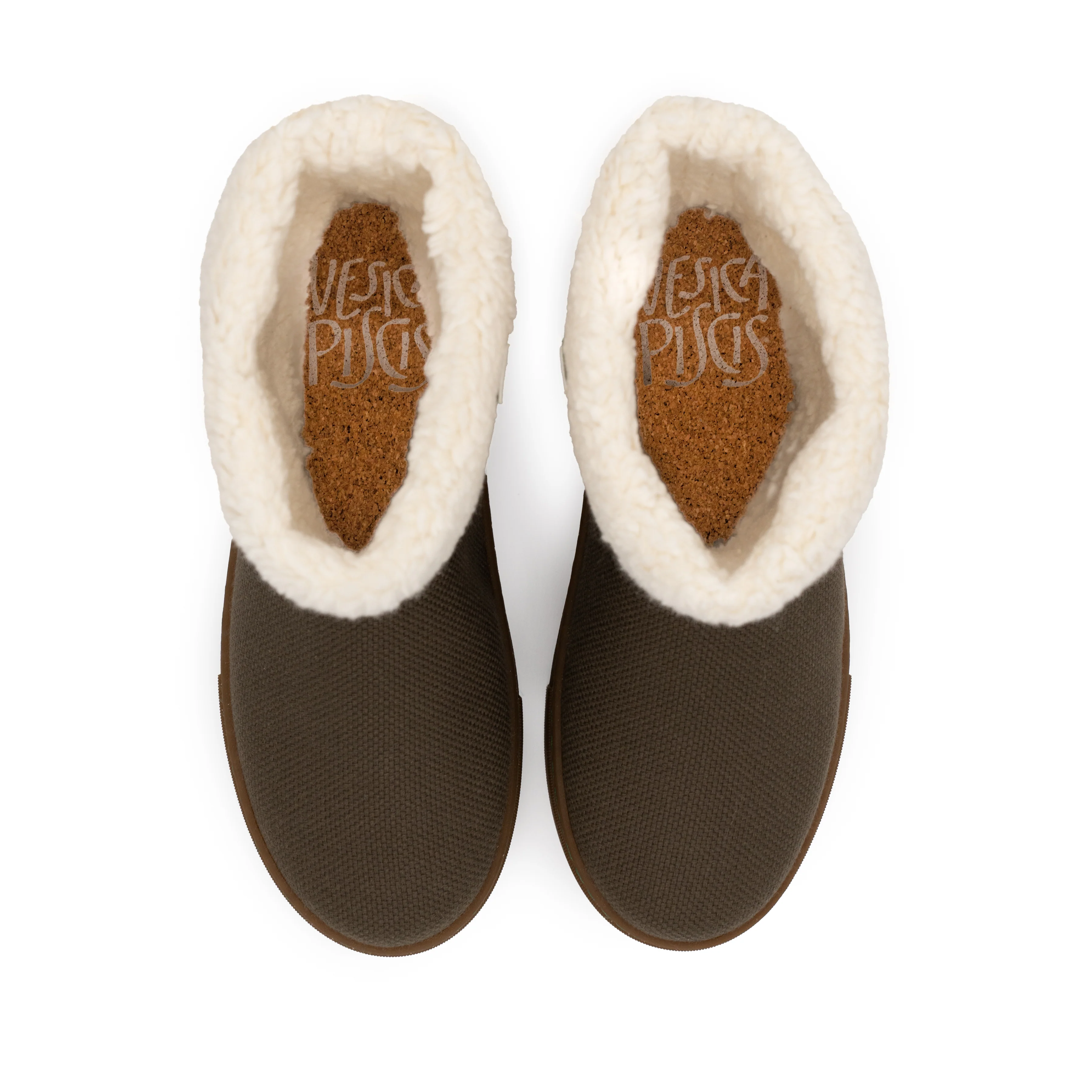 Vegan winter bootie khaki JID003 - Image 3