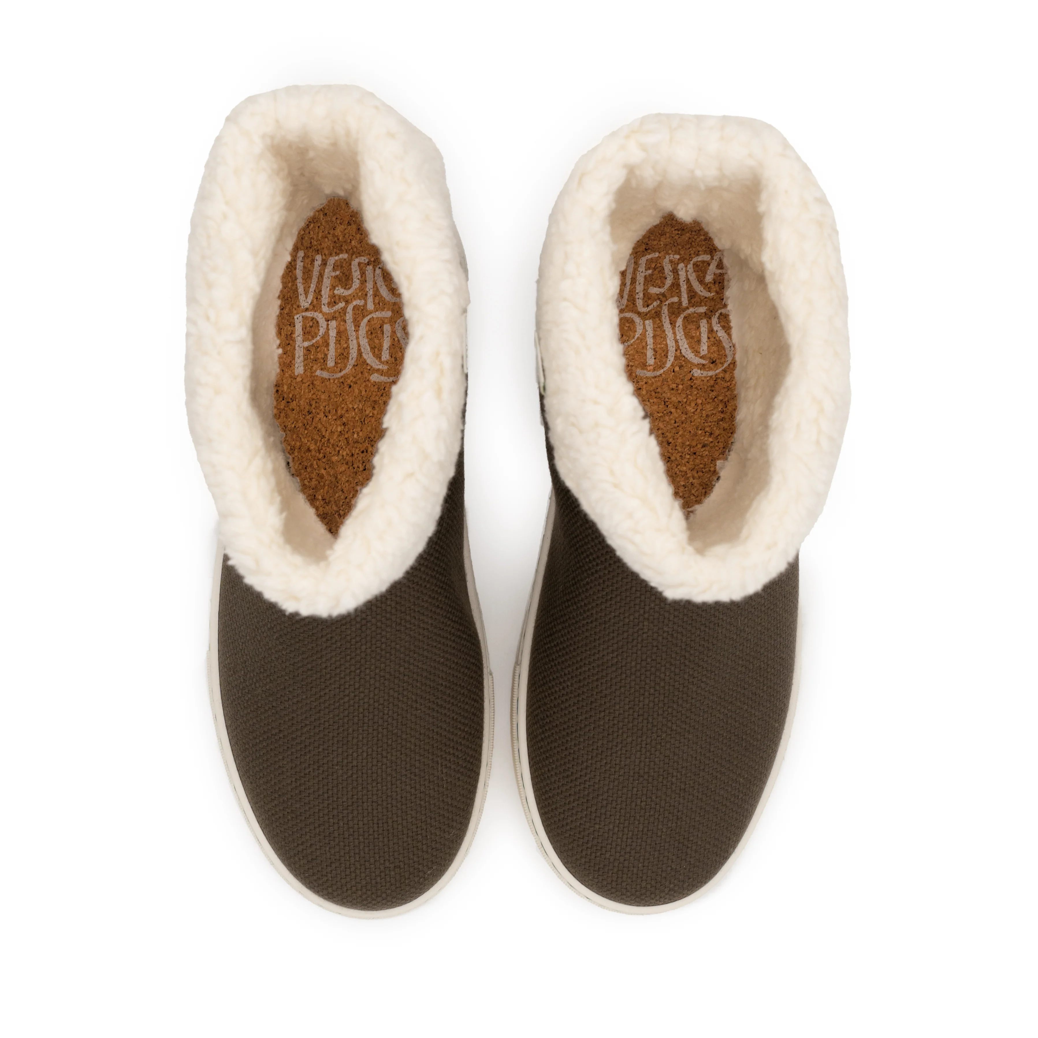 Vegan winter bootie khaki JID004 - Image 3