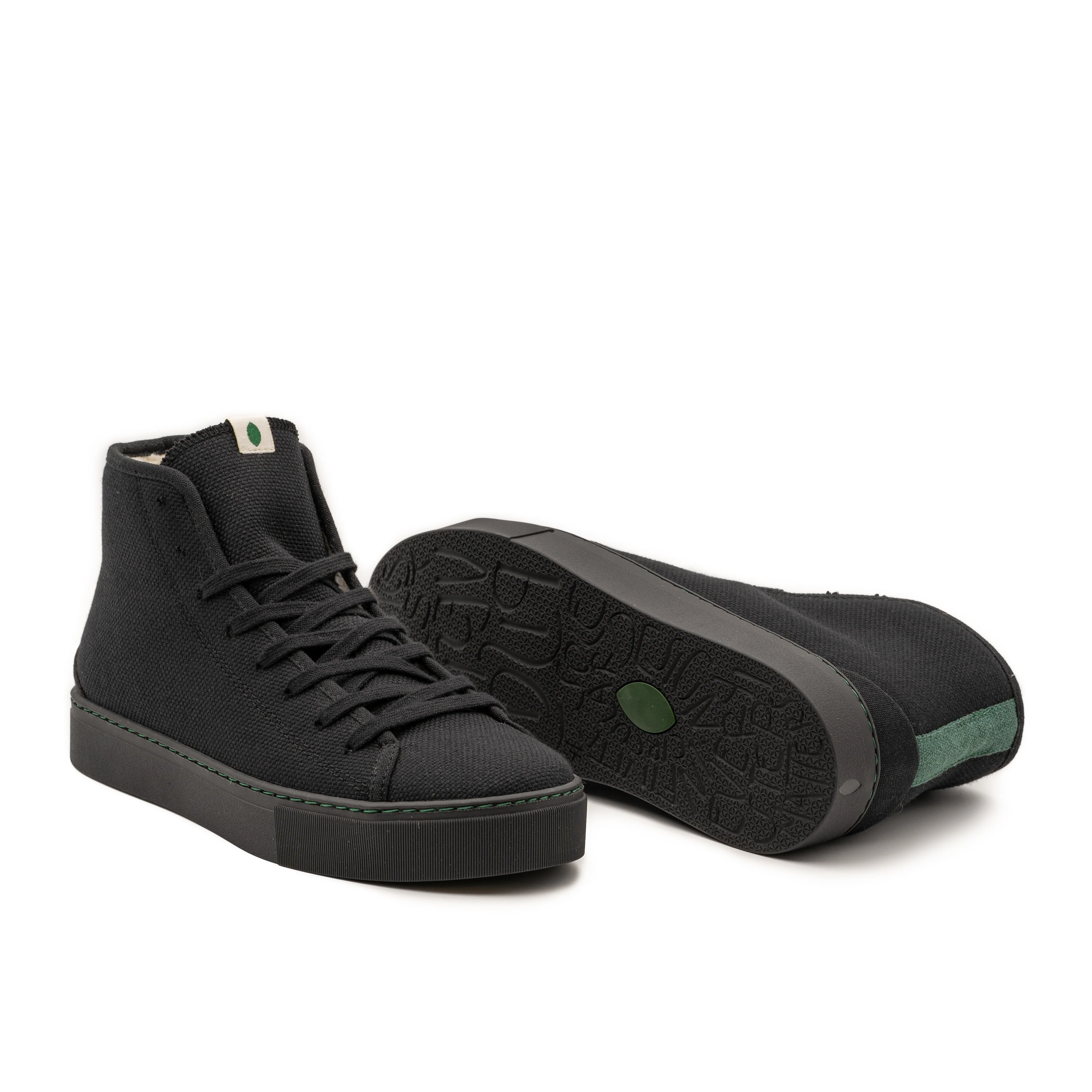 Vegan winter bootie black PLA005 - Image 3