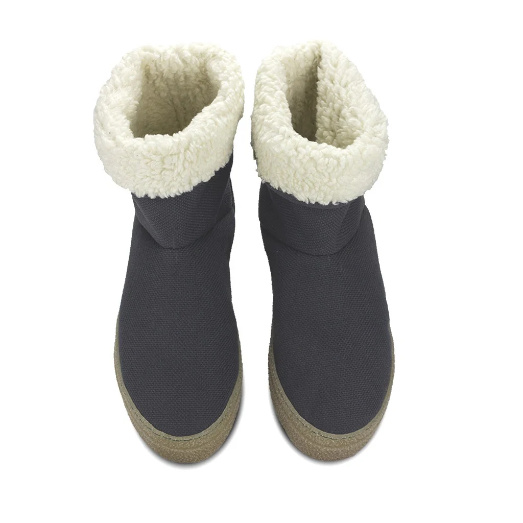 Vegan winter bootie gray JOY003 - Image 3