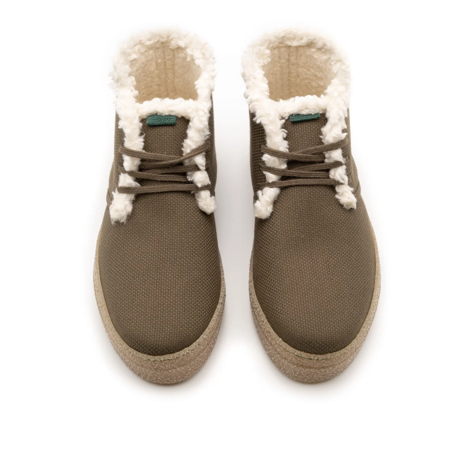 Vegan winter bootie khaki VAN006 - Image 4